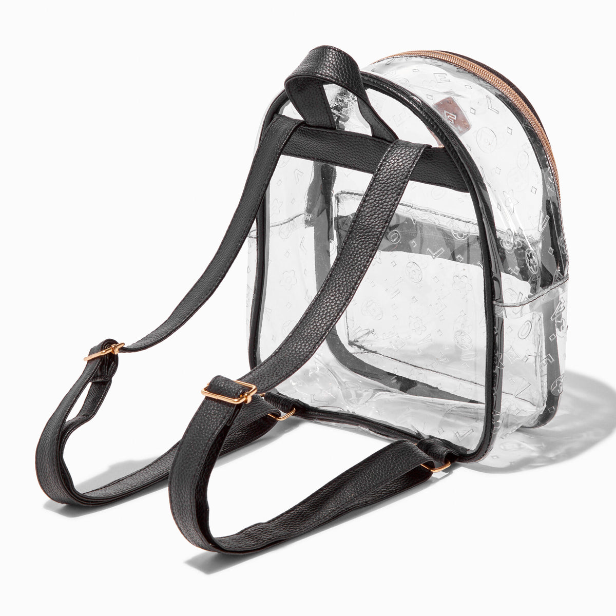 Claire's Status Icons Clear Medium Backpack